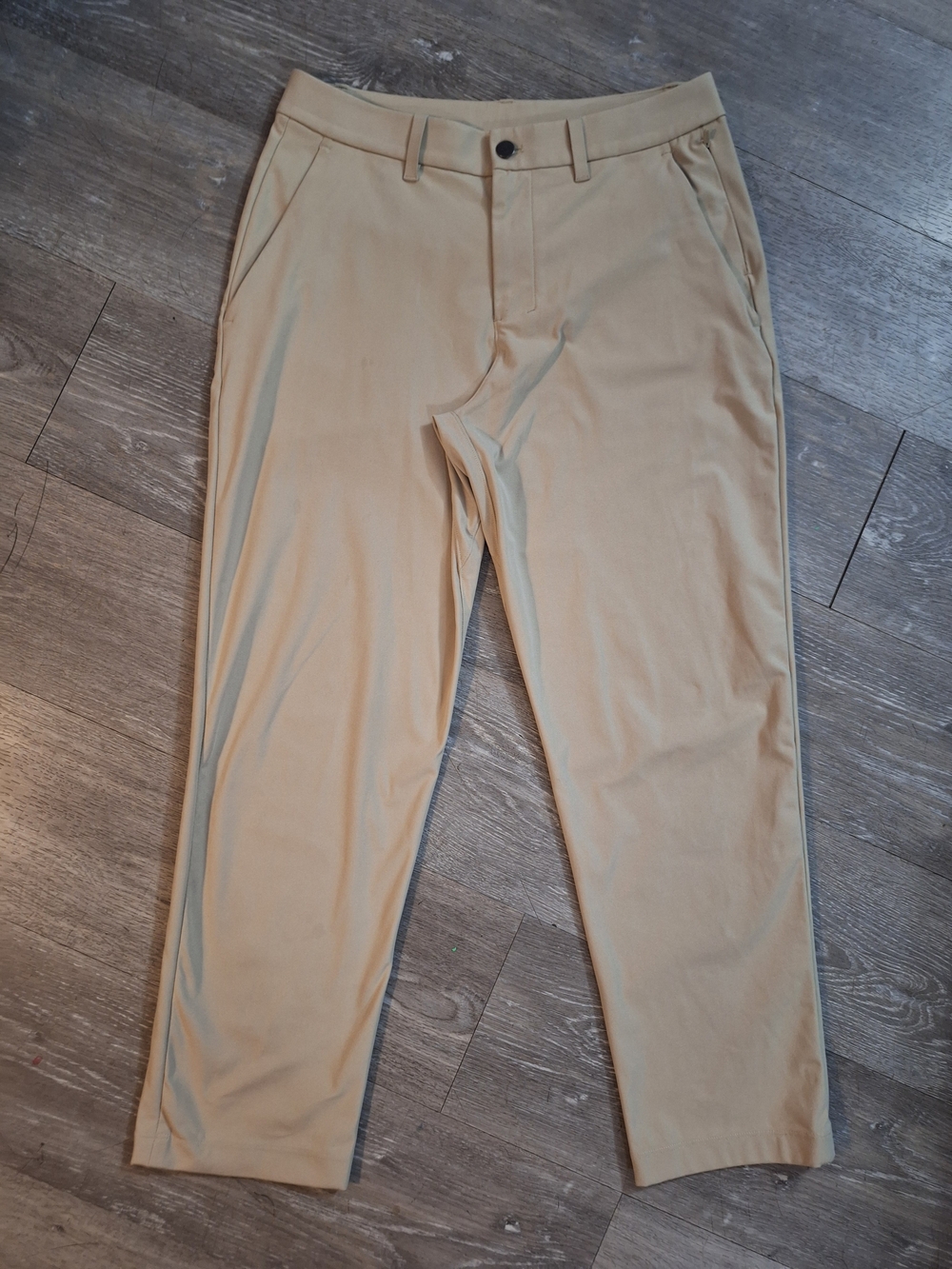 Lululemon ABC Relaxed-Fit Tapered Trouser 30" Warpstreme-  Beige